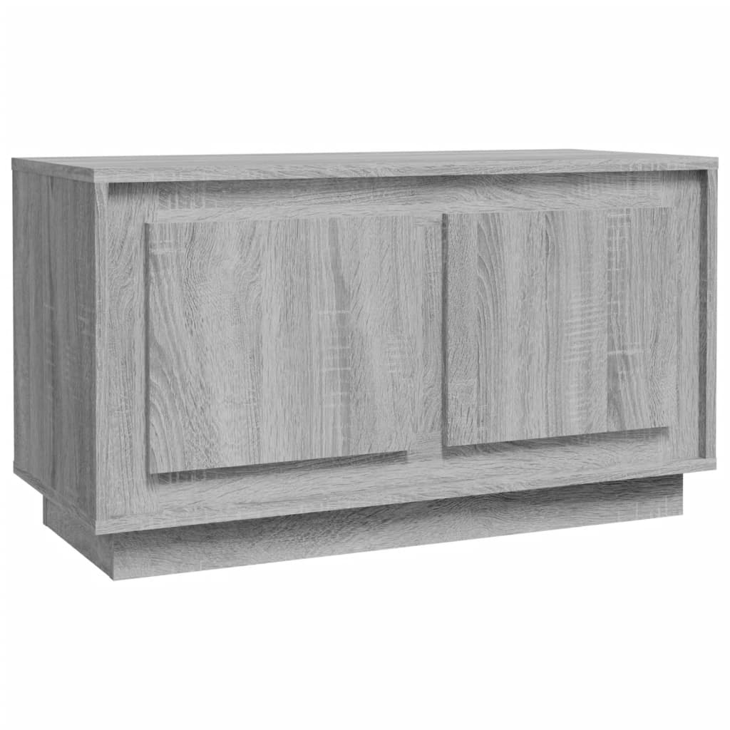 Mobile Porta TV Grigio Sonoma 80x35x45 cm in Legno Multistrato - homemem39