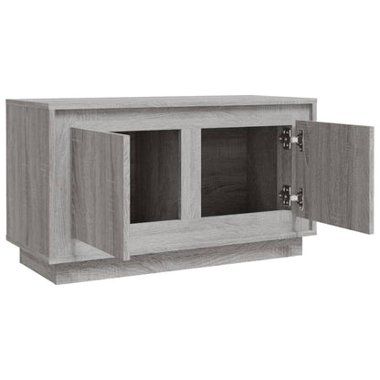 Mobile Porta TV Grigio Sonoma 80x35x45 cm in Legno Multistrato - homemem39