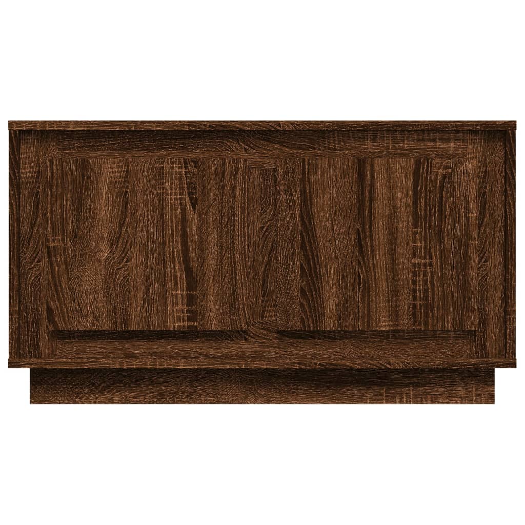 Mobile Porta TV Rovere Marrone 80x35x45 cm in Legno Multistrato - homemem39