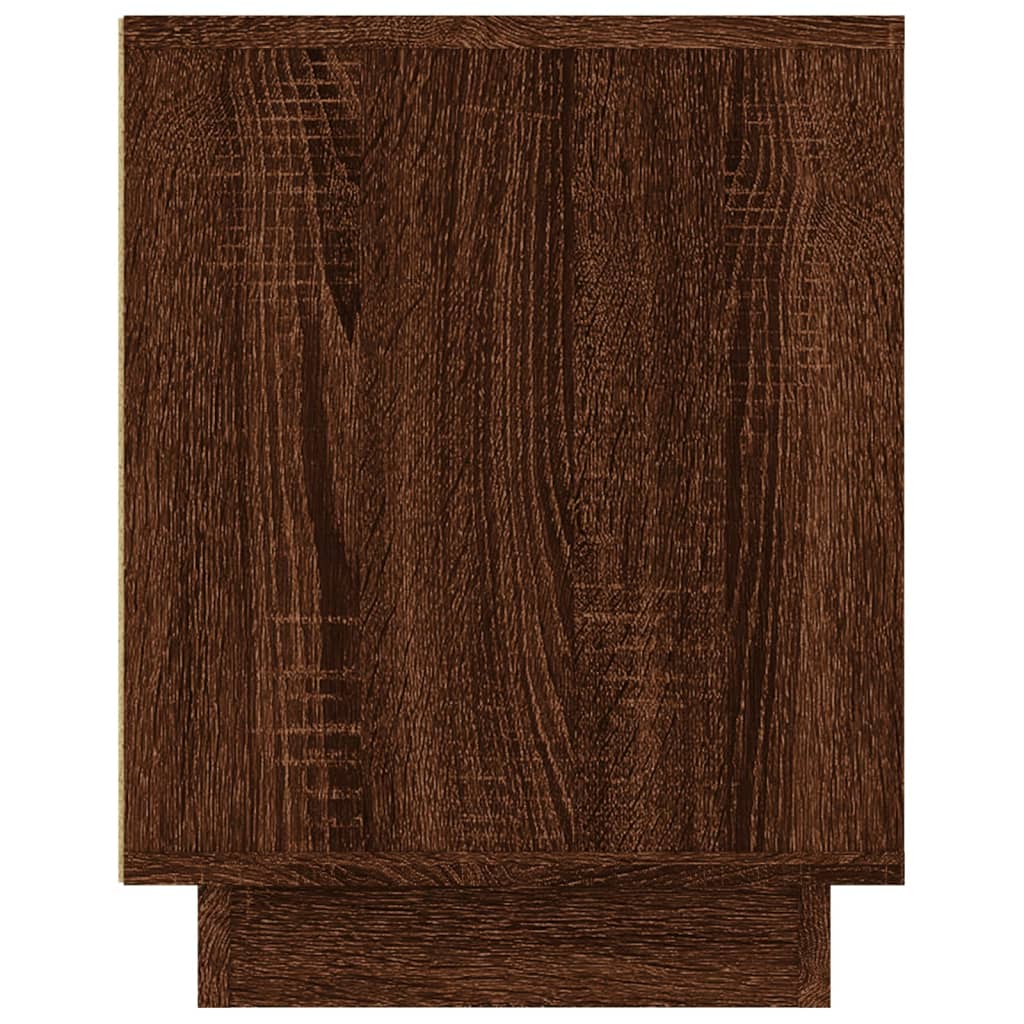 Mobile TV Rovere Marrone 102x35x45 cm in Legno Multistrato - homemem39