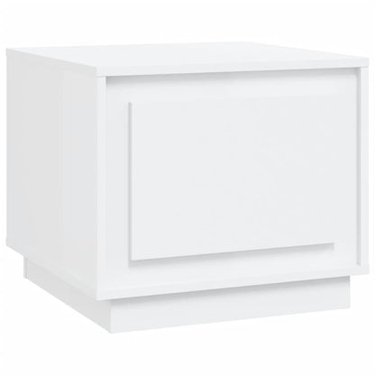 Tavolino da Salotto Bianco 51x50x44 cm in Legno Multistrato - homemem39