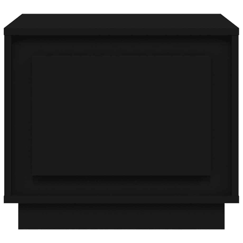 Tavolino da Salotto Nero 51x50x44 cm in Legno Multistrato - homemem39