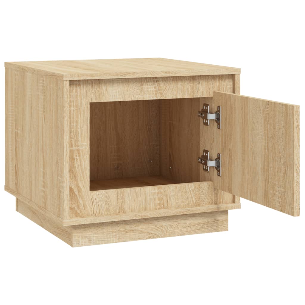 Tavolino da Salotto Rovere Sonoma 51x50x44 cm Legno Multistrato - homemem39