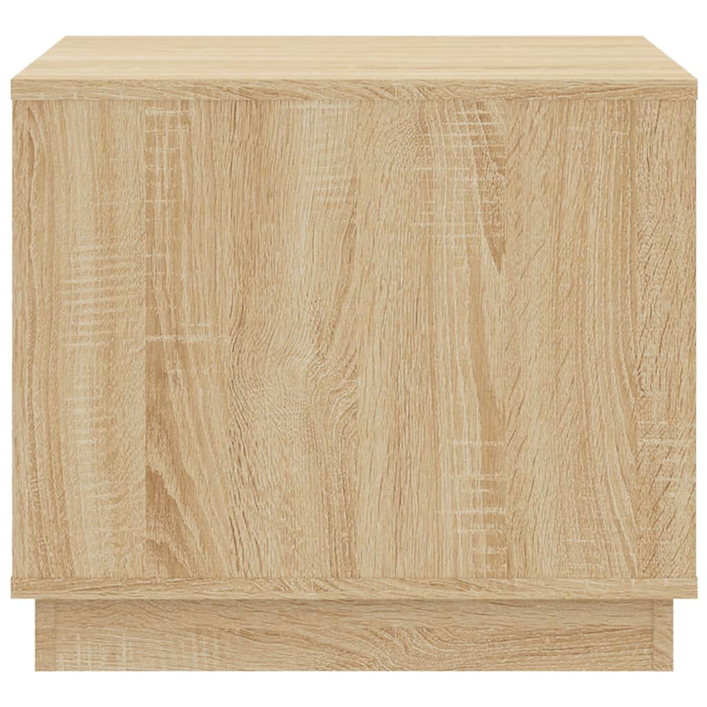 Tavolino da Salotto Rovere Sonoma 51x50x44 cm Legno Multistrato - homemem39