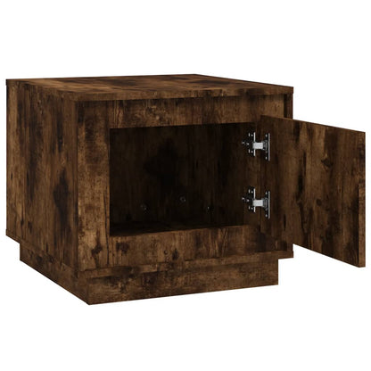 Tavolino da Salotto Rovere Fumo 51x50x44 cm Legno Multistrato - homemem39