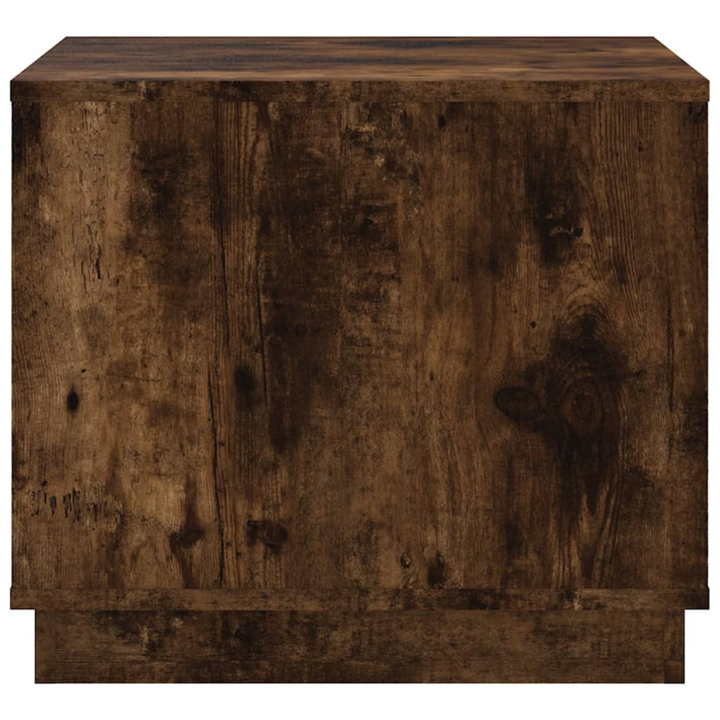 Tavolino da Salotto Rovere Fumo 51x50x44 cm Legno Multistrato - homemem39