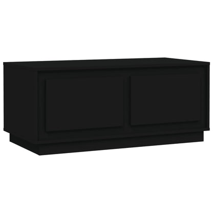 Tavolino da Salotto Nero 102x50x44 cm in Legno Multistrato - homemem39