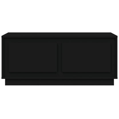 Tavolino da Salotto Nero 102x50x44 cm in Legno Multistrato - homemem39