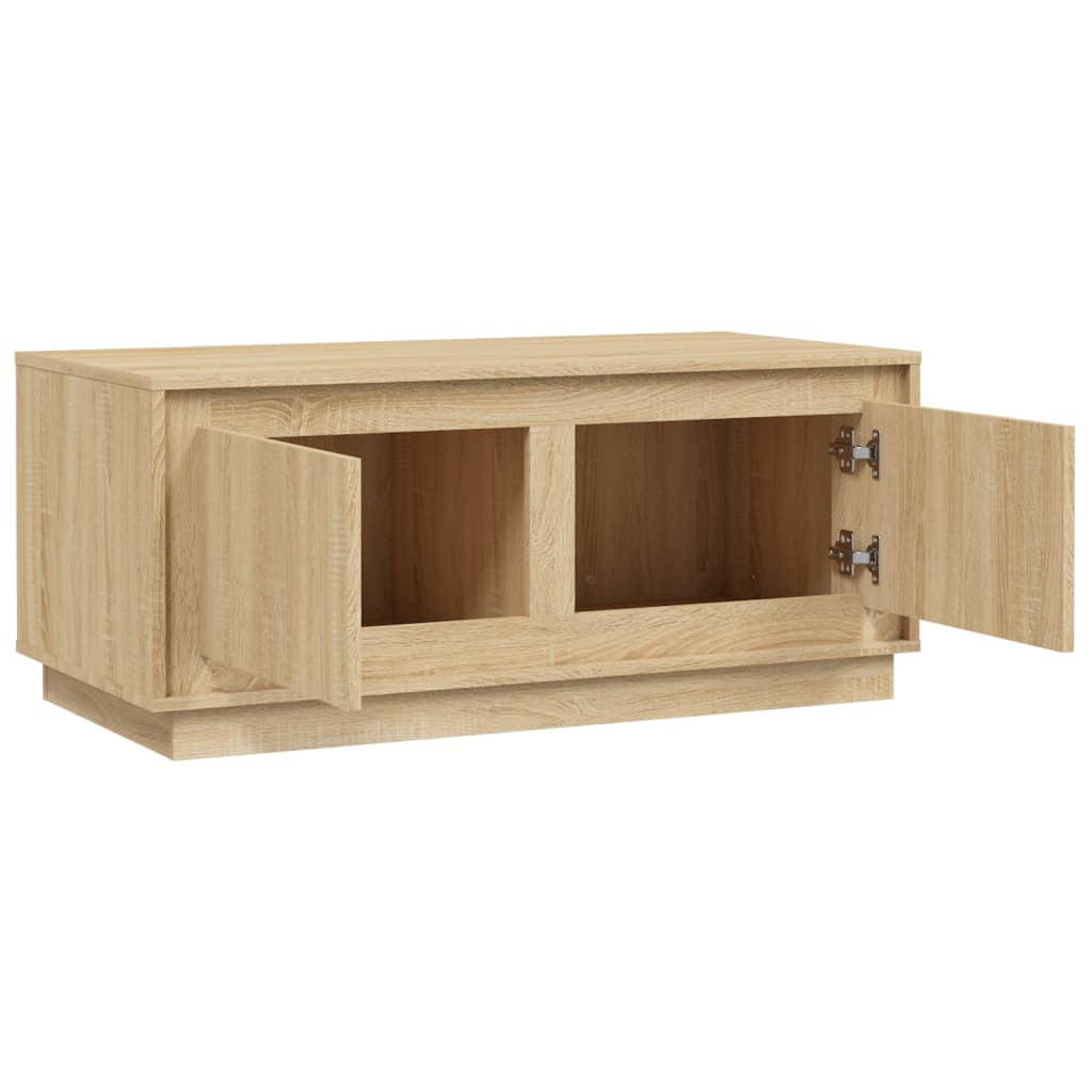 Tavolino da Salotto Rovere Sonoma 102x50x44cm Legno Multistrato - homemem39