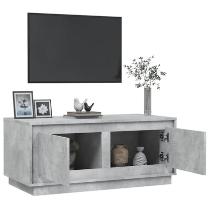 Tavolino Salotto Grigio Cemento 102x50x44 cm Legno Multistrato - homemem39