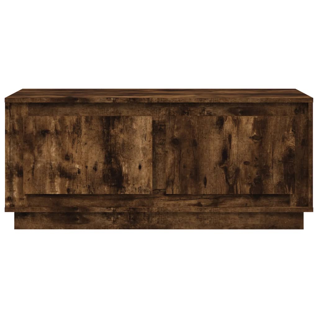 Tavolino da Salotto Rovere Fumo 102x50x44 cm Legno Multistrato - homemem39