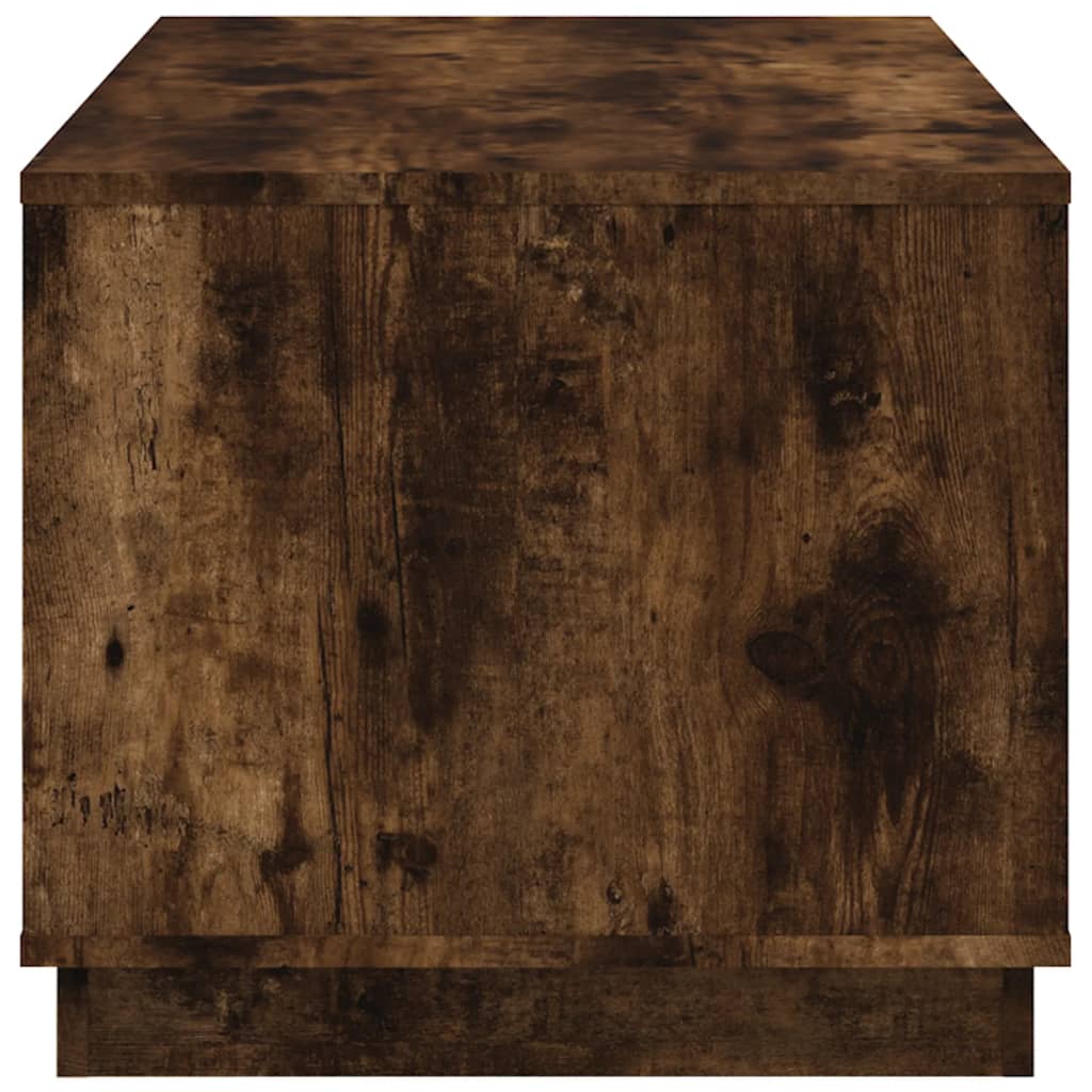 Tavolino da Salotto Rovere Fumo 102x50x44 cm Legno Multistrato - homemem39