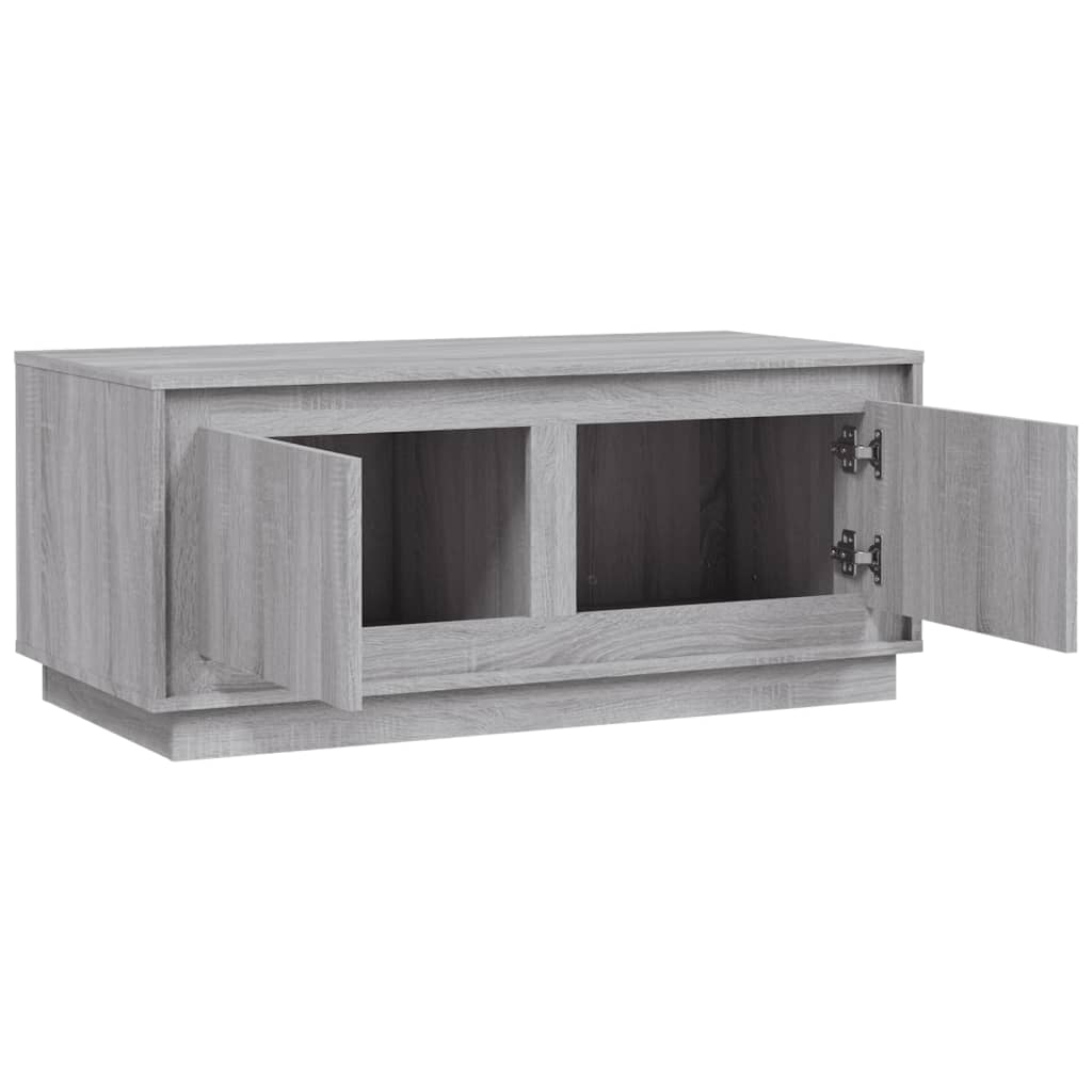 Tavolino da Salotto Grigio Sonoma 102x50x44cm Legno Multistrato - homemem39