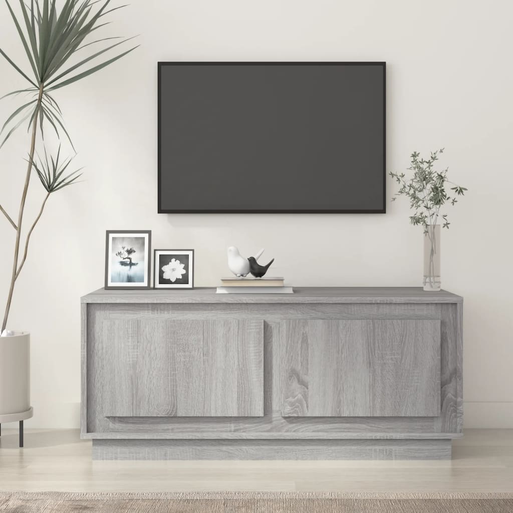 Tavolino da Salotto Grigio Sonoma 102x50x44cm Legno Multistrato - homemem39