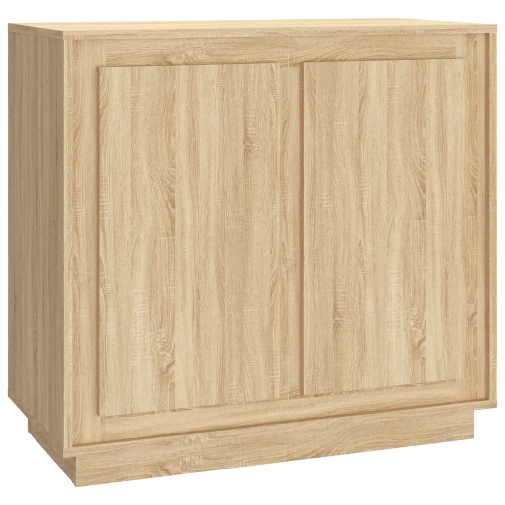 Credenza Rovere Sonoma 80x34x75 cm in Legno Multistrato - homemem39