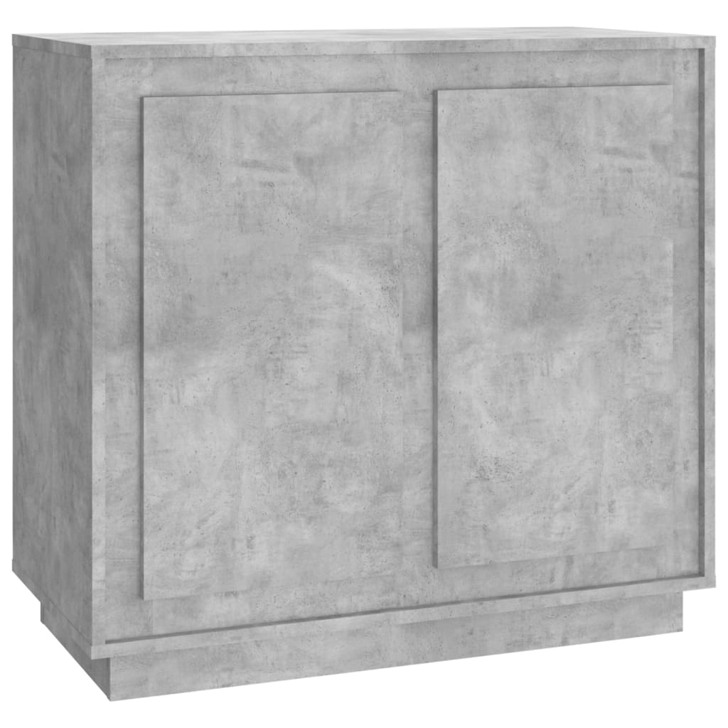 Credenza Grigio Cemento 80x34x75 cm in Legno Multistrato - homemem39