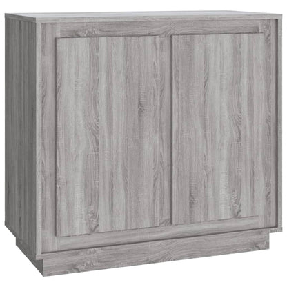 Credenza Grigio Sonoma 80x34x75 cm in Legno Multistrato - homemem39