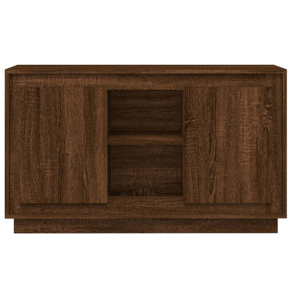 Credenza Rovere Marrone 102x35x60 cm in Legno Multistrato - homemem39