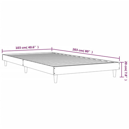 Giroletto Rovere Sonoma 100x200 cm in Legno Multistrato - homemem39