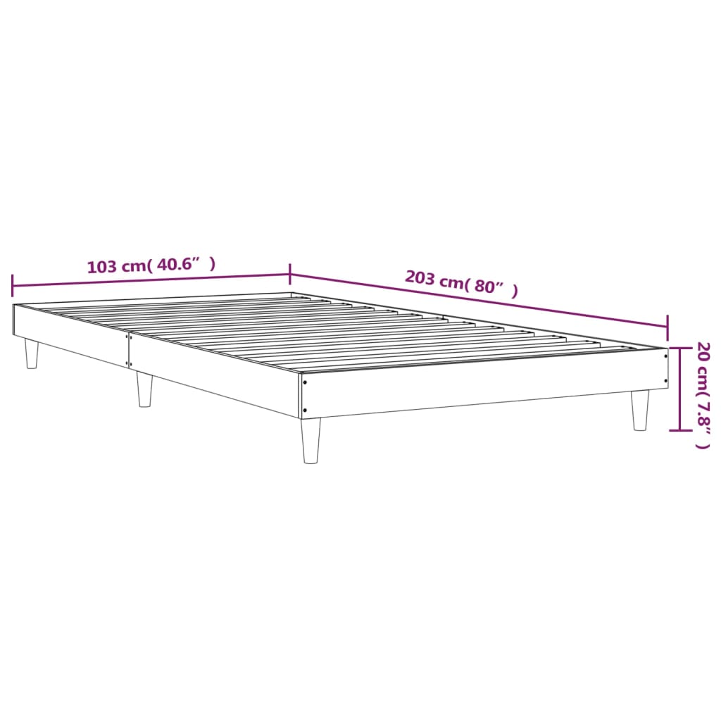 Giroletto Rovere Fumo 100x200 cm in Legno Multistrato - homemem39