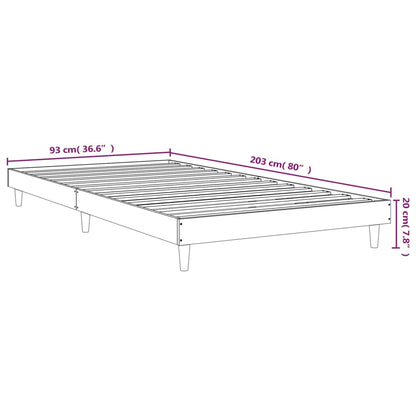 Giroletto Rovere Fumo 90x200 cm in Legno Multistrato - homemem39