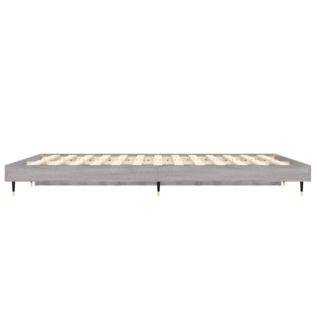 Giroletto Grigio Sonoma 135x190 cm in Legno Multistrato - homemem39