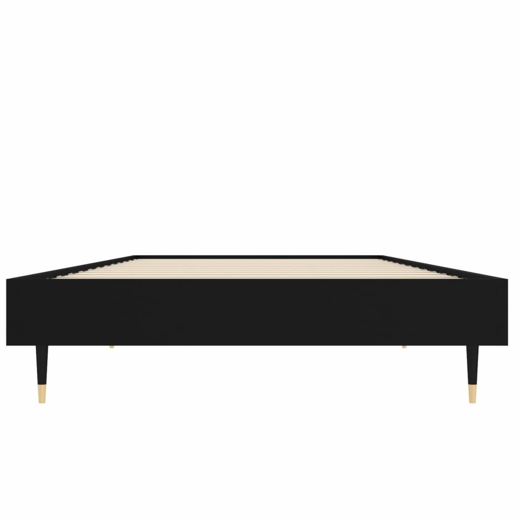 Giroletto Nero 75x190 cm in Legno Multistrato - homemem39