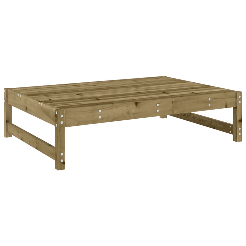 Poggiapiedi da Giardino 120x80 cm in Legno Impregnato di Pino - homemem39