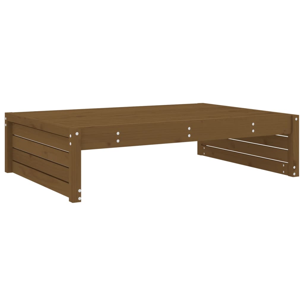 Poggiapiedi da Giardino 120x80 cm Legno Massello di Pino Miele - homemem39