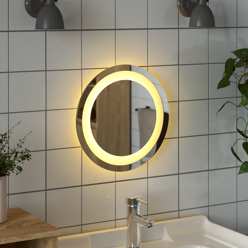 Specchio da Bagno LED 30 cm Rotondo - homemem39