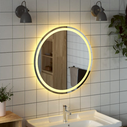 Specchio da Bagno LED 70 cm Rotondo - homemem39