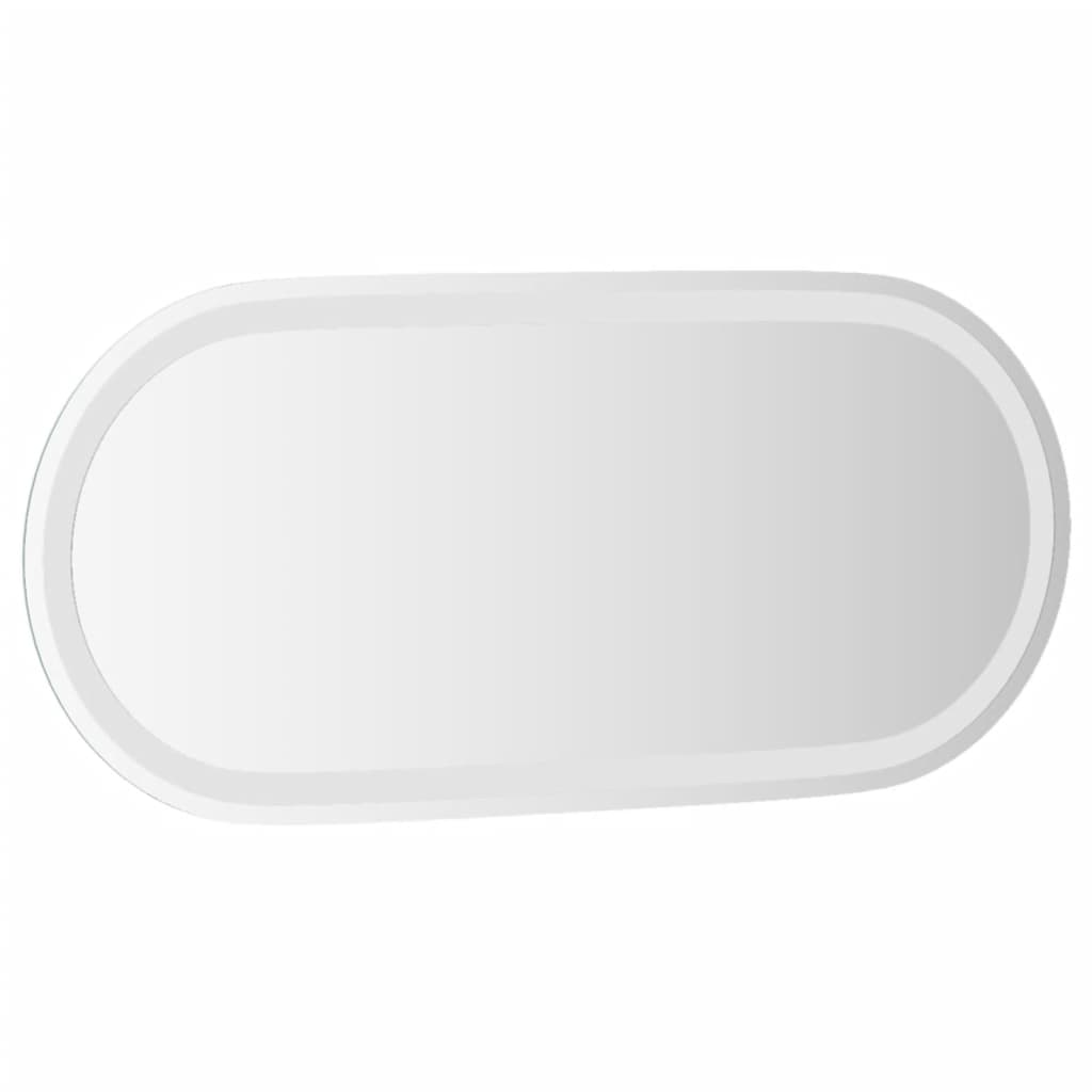 Specchio da Bagno LED 80x35 cm Ovale - homemem39