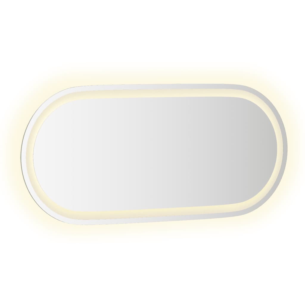 Specchio da Bagno LED 80x35 cm Ovale - homemem39