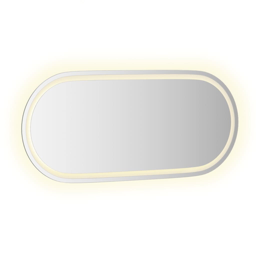Specchio da Bagno LED 100x45 cm Ovale - homemem39