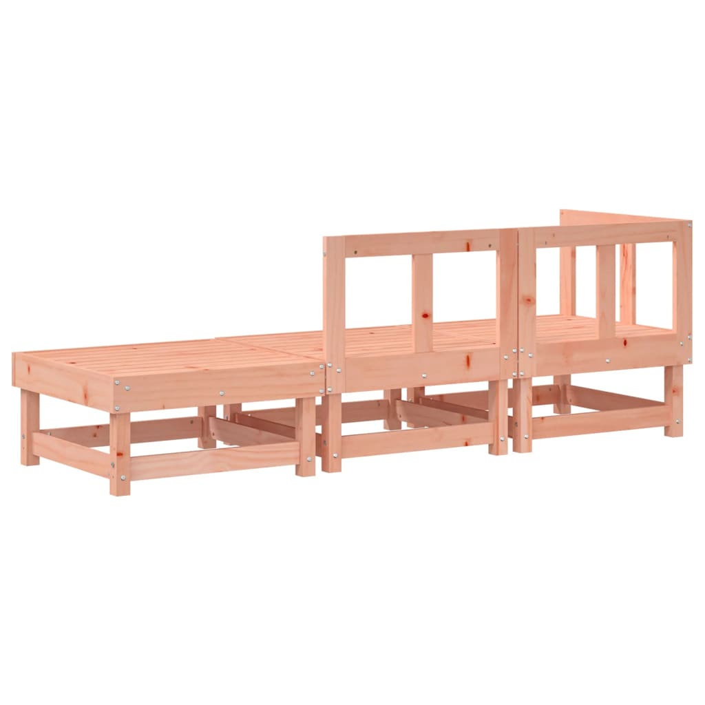 Set Salotto da Giardino 3 pz in Legno Massello di Douglas - homemem39