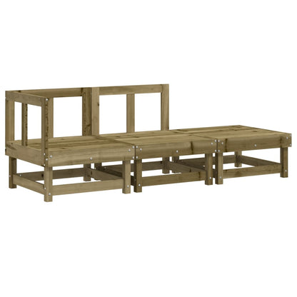 Set Salotto da Giardino 3 pz in Legno Impregnato di Pino - homemem39