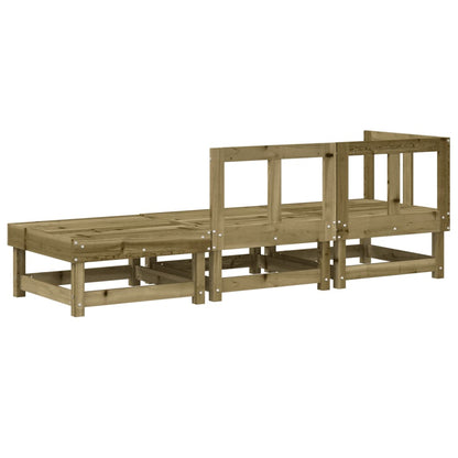 Set Salotto da Giardino 3 pz in Legno Impregnato di Pino - homemem39