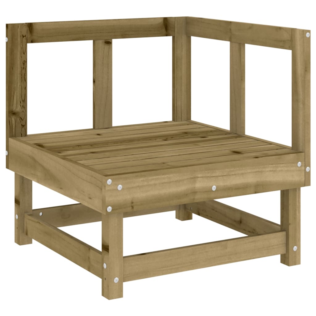 Set Salotto da Giardino 3 pz in Legno Impregnato di Pino - homemem39