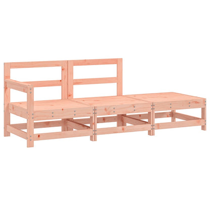 Set Salotto da Giardino 3 pz in Legno Massello di Douglas - homemem39