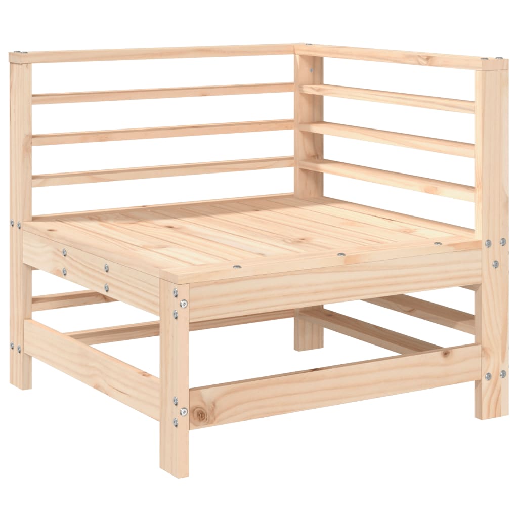 Set Salotto da Giardino 3 pz in Legno Massello di Pino - homemem39