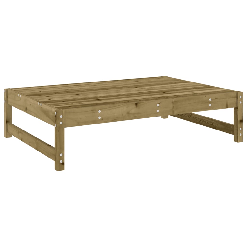 Poggiapiedi da Giardino 120x80 cm in Legno Impregnato di Pino - homemem39