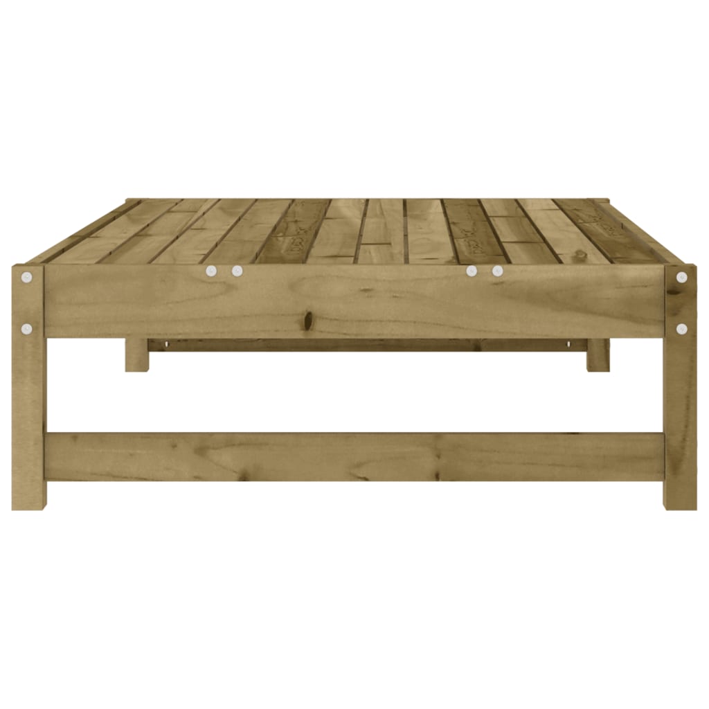 Poggiapiedi da Giardino 120x80 cm in Legno Impregnato di Pino - homemem39