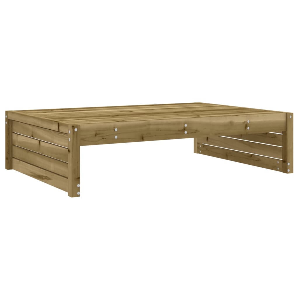 Poggiapiedi da Giardino 120x80 cm in Legno Impregnato di Pino - homemem39