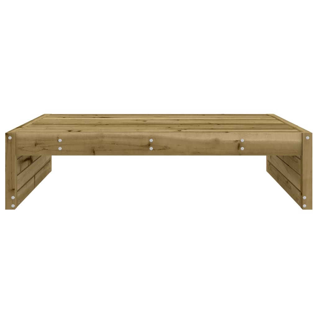 Poggiapiedi da Giardino 120x80 cm in Legno Impregnato di Pino - homemem39