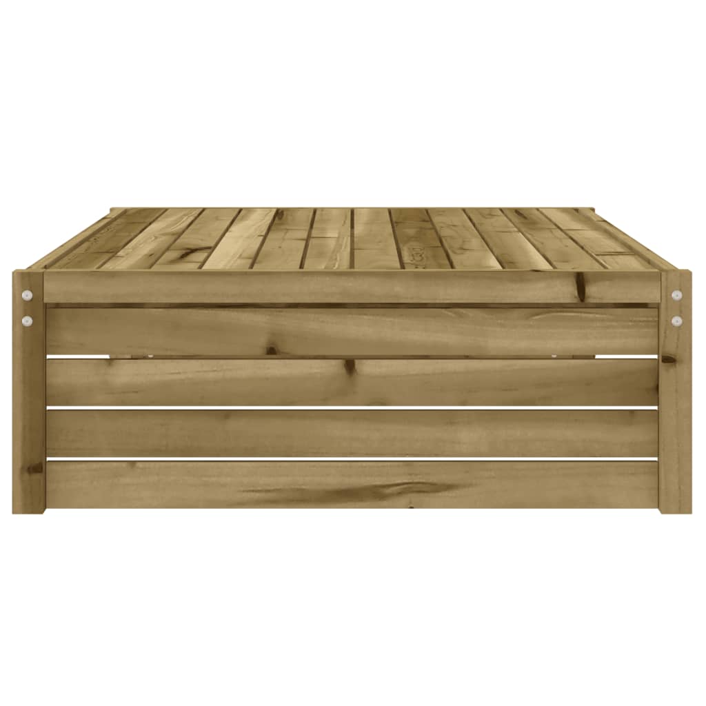 Poggiapiedi da Giardino 120x80 cm in Legno Impregnato di Pino - homemem39