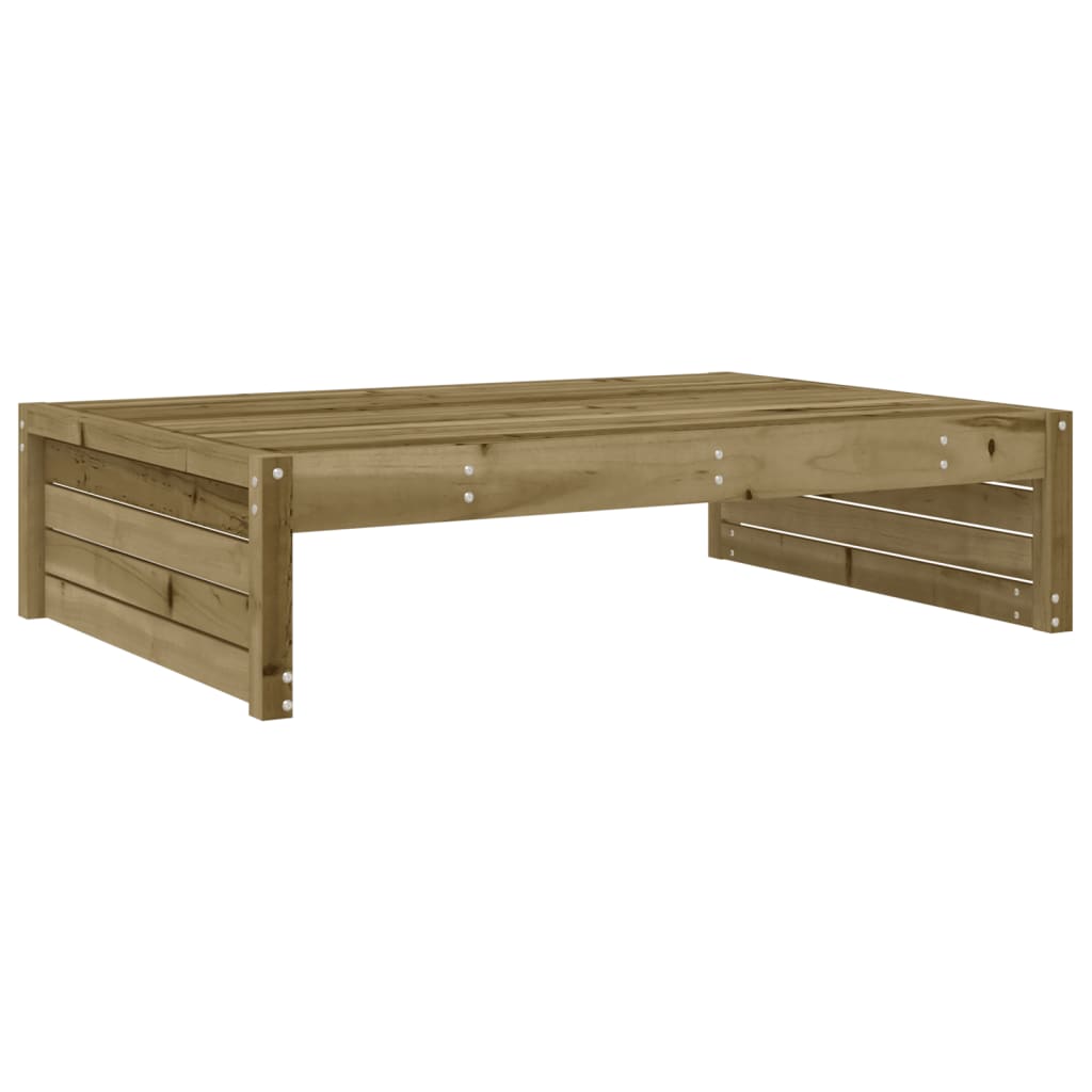 Poggiapiedi da Giardino 120x80 cm in Legno Impregnato di Pino - homemem39