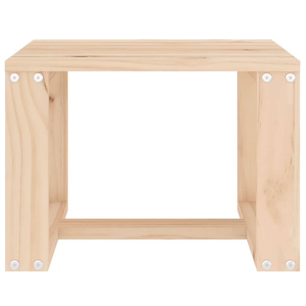 Tavolino da Giardino 40x38x28,5 cm in Legno Massello di Pino - homemem39