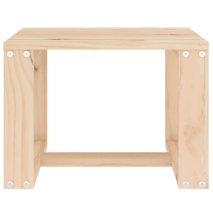 Tavolino da Giardino 40x38x28,5 cm in Legno Massello di Pino - homemem39