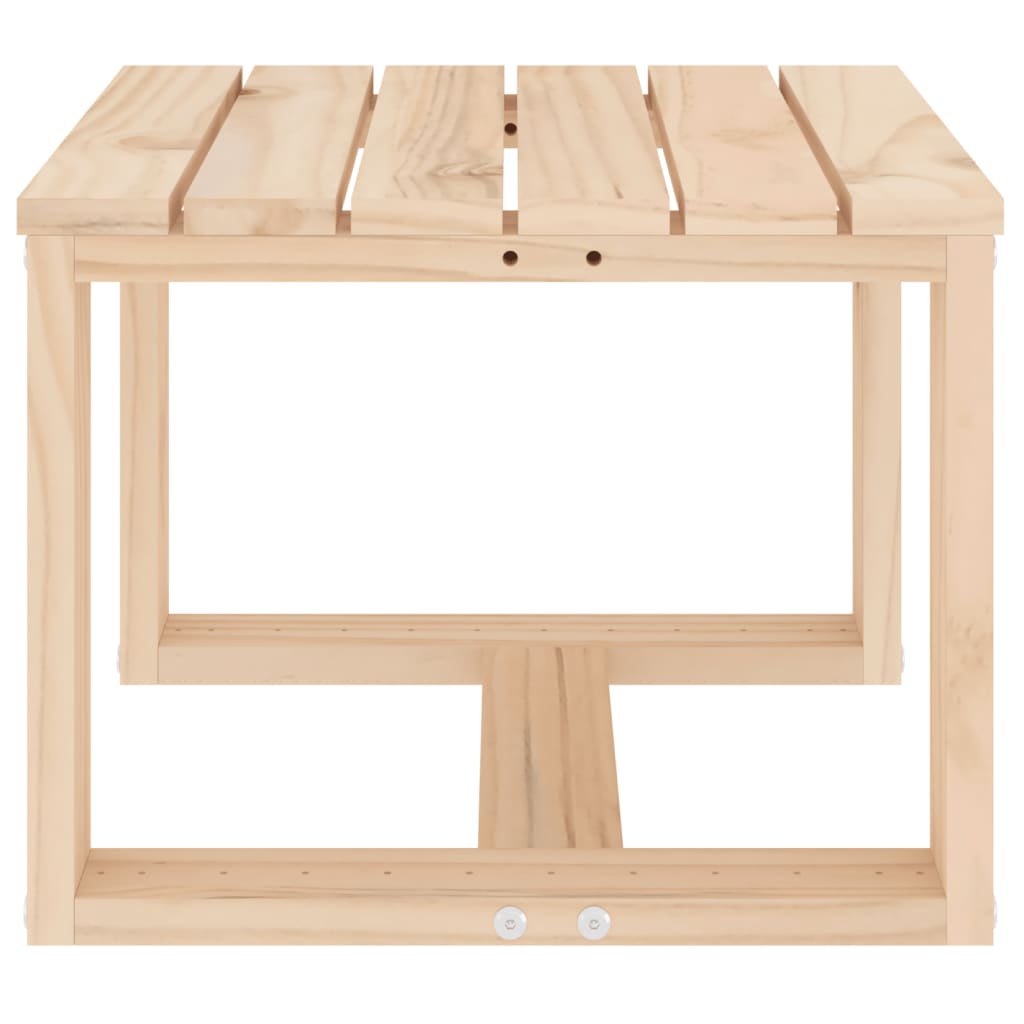 Tavolino da Giardino 40x38x28,5 cm in Legno Massello di Pino - homemem39