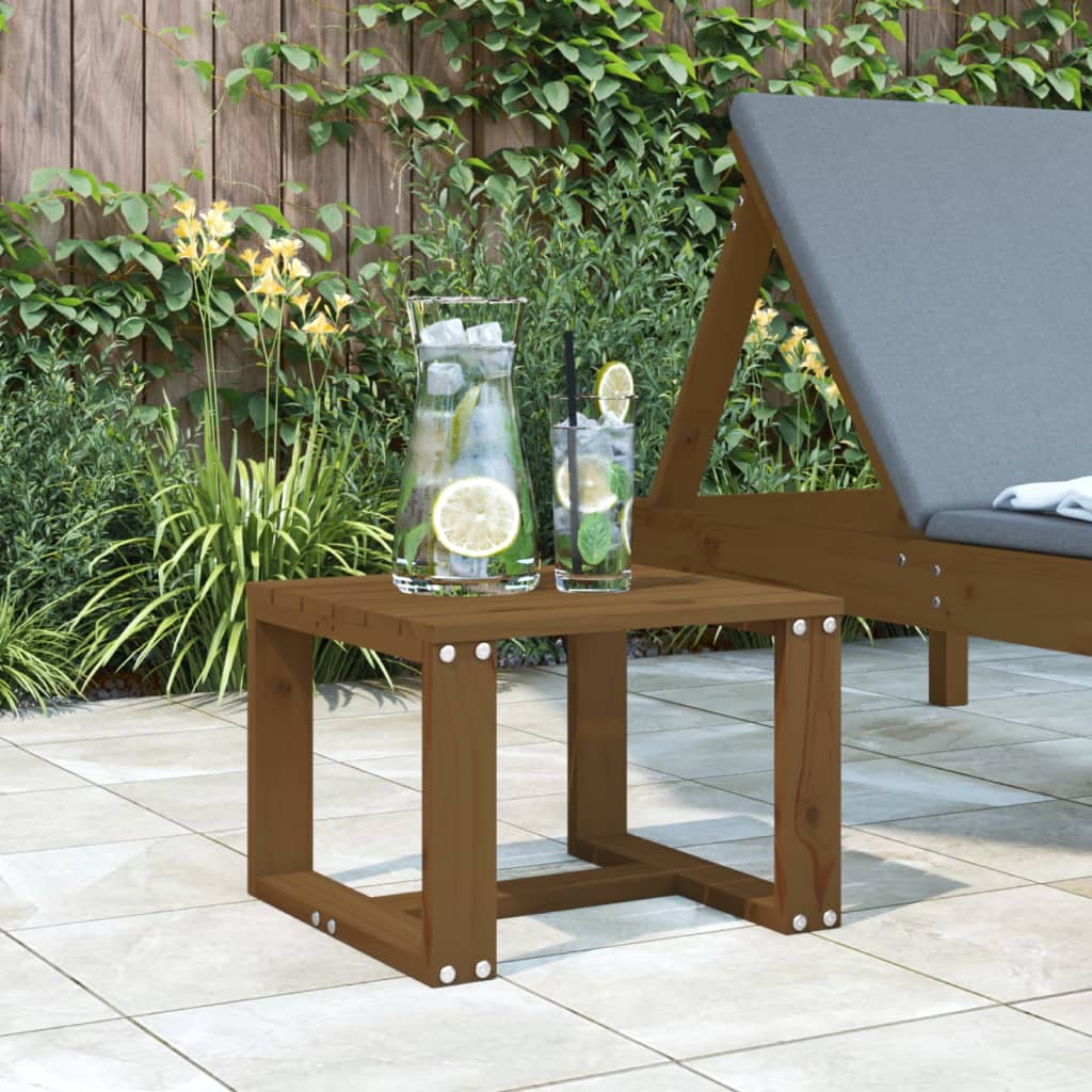 Tavolino da Giardino Miele 40x38x28,5 cm Legno Massello Pino - homemem39